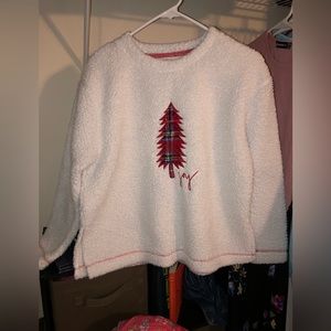 Ellen Degeneres ED holiday Joy fleece fuzzy sweatshirt